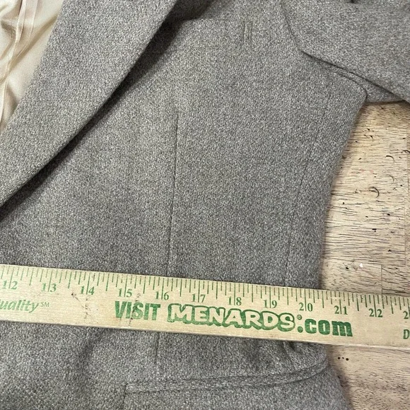 VTG Polo Ralph Lauren Wool Blend ticket pocket Tan Brown Blazer sport coat 44R‎